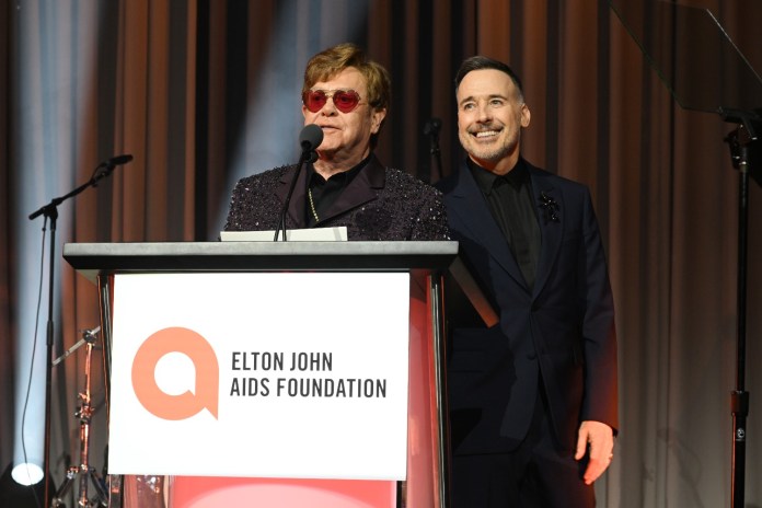 Elton John - David Furnish - Oscars 2023 - viewing party