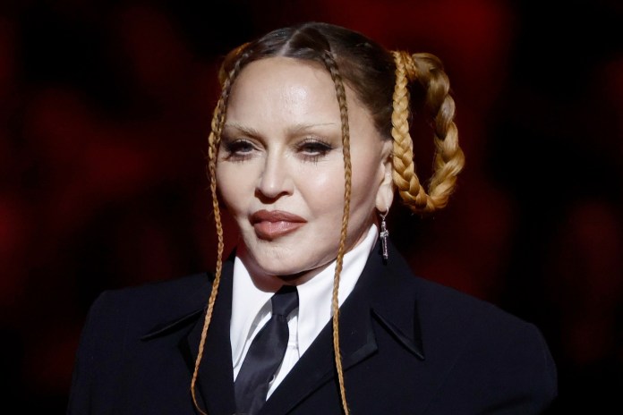 Η Madonna στα Βραβεία Grammy 2023.